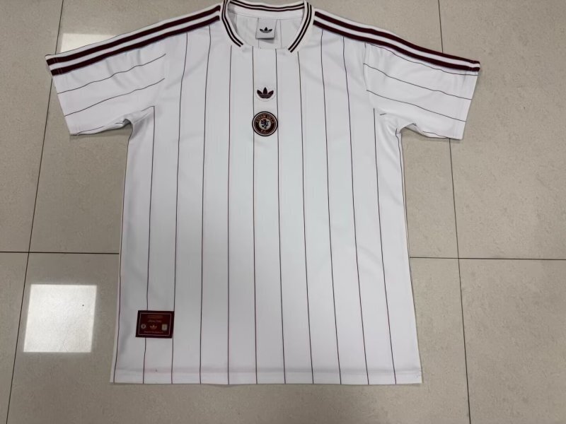AAA Quality Aston Villa 25/26 Special Retro White Soccer Jersey